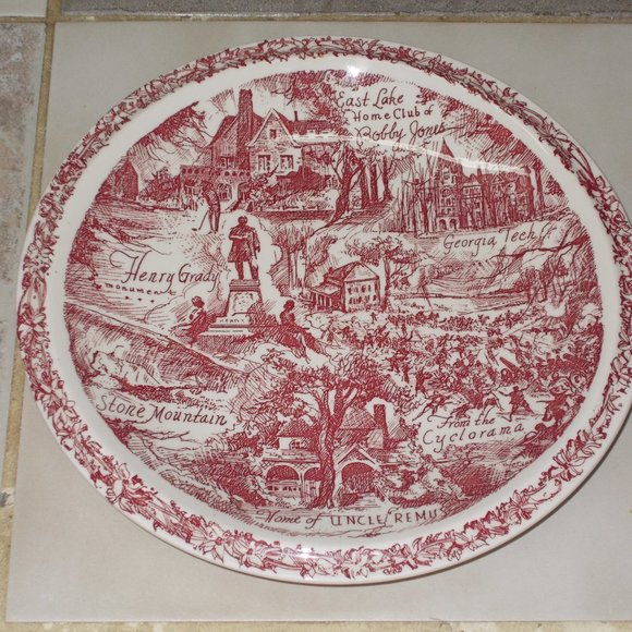 Atlanta Gate City Decorative Plate  approximately 10.5"x10.5" - Picture 4 of 6